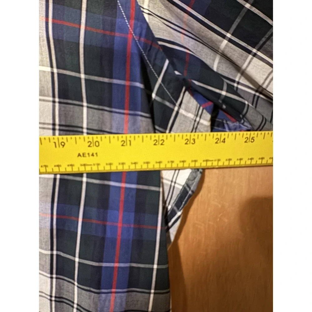 Polo Ralph Lauren Large Plaid Short Sleeve Button Down (Z1)